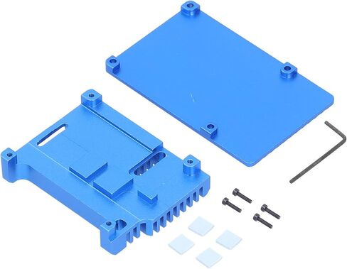 Enclosure for 4 B, Aluminum Alloy Cooling with Heat Dissipation Design, Compatible Ports and Screw Fasteners, for 4 Model B Microcomputer in Kuwait