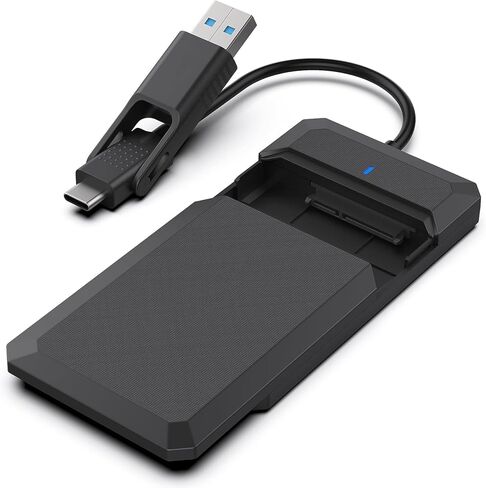 2.5 Inch SATA to USB Tool Free External Hard Drive Enclosure, USB Type-C/Type-A to Sata in Kuwait