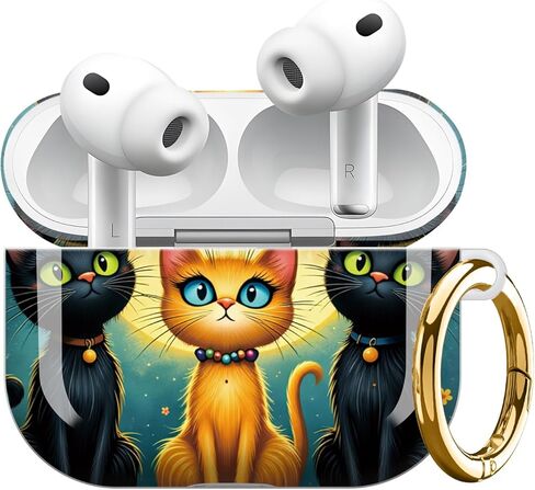 Compatible with Airpod Pro 3 Case–Secure Lock & Keychain,TPU Protection,Sleek Design,Full-Body Coverage for 3rd Gen Airpod Pro(Red Roses Black Background Floral) in Saudi Arabia