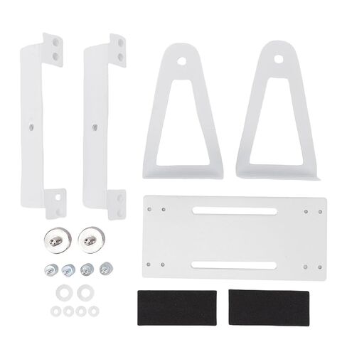 360 Degree Pivoting, Multi Purpose Fan Mount Stand Holder for 120mm 140mm PC Computer Fans Aluminum Alloy Sturdy Construction Easy Installation (Black) in Kuwait
