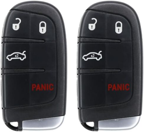 Replcament Key Fob Compatible with 300 2015 FCC M3N-40821302 M3N40821302 2AOKM-CYV11 Part Number 56046758AA 56046758AF 56046758 68051387AC Pack of 2 in Kuwait