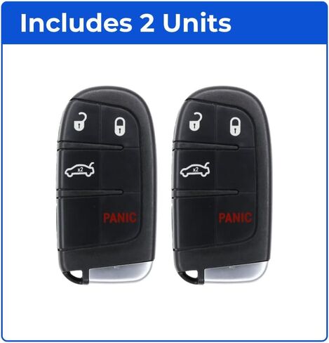 Replcament Key Fob Compatible with 300 2015 FCC M3N-40821302 M3N40821302 2AOKM-CYV11 Part Number 56046758AA 56046758AF 56046758 68051387AC Pack of 2 in Kuwait
