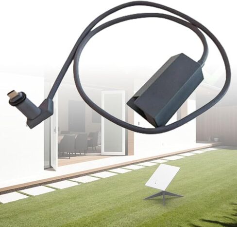 Ethernet Adapter Rectangle Satellite Internet Adapter USB Internet Powerline Kit Plug and Play Reliable Access Long Lasting Rubber and Copper Cable for V2 in Kuwait