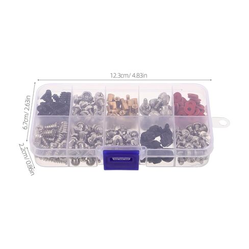 GALPADA 360pcs PC Case Screws and Motherboard Standoff Kit for Desktop Computer Building and Repair, Includes Fan Screws and Power Supply Mounting Hardware, Suitable for DIY PC Assembly in Kuwait