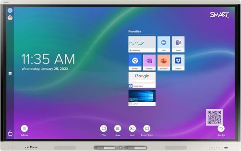 شاشة تفاعلية SMART Board MX086-V4 مزودة بتقنية IQ، وشاشة تعمل باللمس مقاس 86 بوصة للتعليم والأعمال in Kuwait