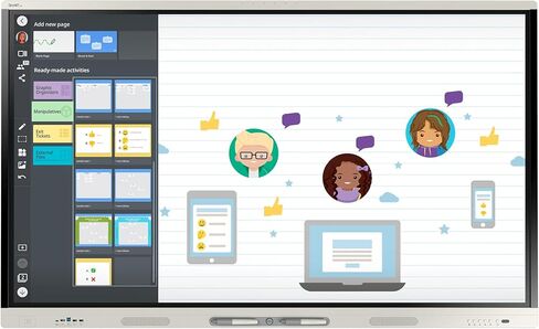 شاشة تفاعلية SMART Board MX086-V4 مزودة بتقنية IQ، وشاشة تعمل باللمس مقاس 86 بوصة للتعليم والأعمال in Kuwait