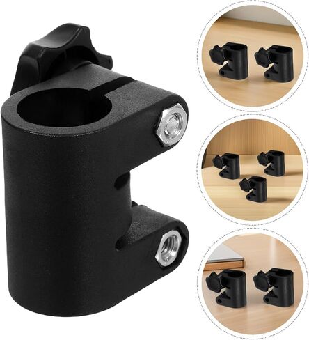 DOITOOL 4pcs Adjustable Light Stand Mount Adapter Clamp with Quick Release Knob 25mm to 22mm Telescopic Mounting Hardware for Studio and Outdoor Photography in Kuwait