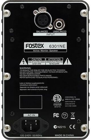 Fostex AMS-6301NE Electronically Balanced and Unbalanced Inputs in Saudi Arabia