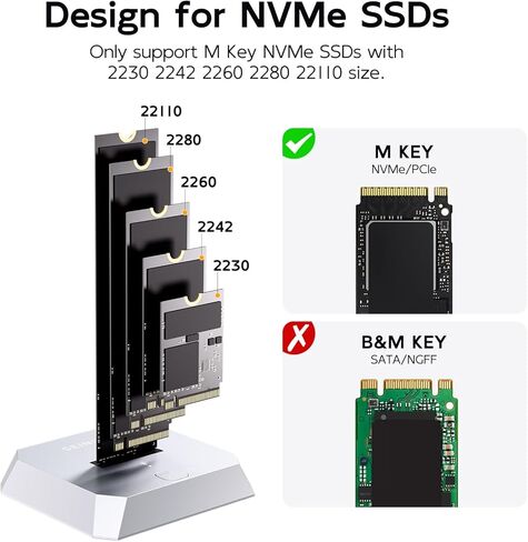 قاعدة توصيل M.2 NVME مع حقيبة تخزين، محول USB إلى NVME بدون أدوات مع مبدد حراري، سرعة 10 جيجابت في الثانية، التوصيل والتشغيل، توسيع 16 تيرابايت، مع كابل CC إلى A in Kuwait