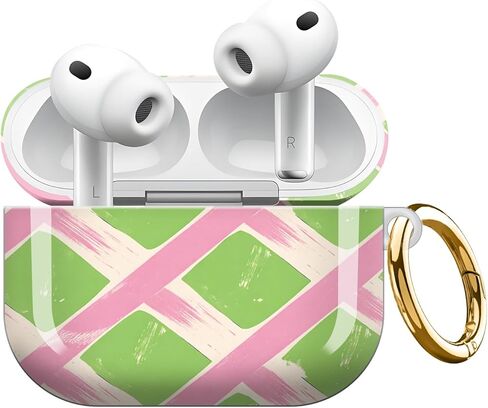 Compatible with AirPod Pro 3 Case,Shockproof Protective Cover with Keychain, Wireless Charging Case Perfect for Women, Trendy Design for AirPod Pro 3rd Generation(Skull Moths Flowers Art) in Kuwait