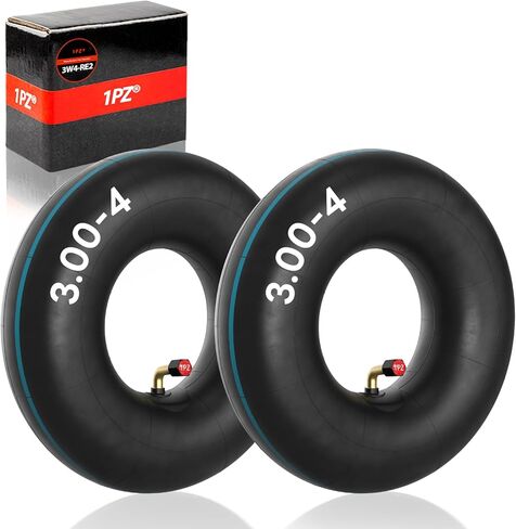 1PZ 3W4-X02 Heavy Duty 3.00-4 Inner Tube with TR87 bent Valve for Razor E300 E325 Scooter ATV Wheelbarrows Tractors Mowers Utility Dolly Hand Truck Generator Cart Mobility Scooter in Kuwait