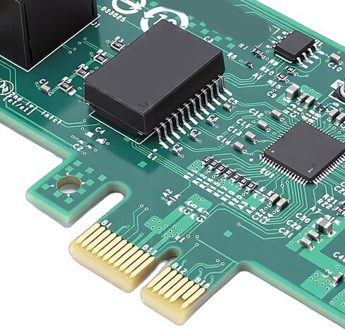 بطاقة شبكة Gigabit NIC، بطاقة إيثرنت PCIe 2.0 X1 مع منفذ RJ45، شبكة، مثالية لأجهزة التحكم الصناعية في أجهزة الكمبيوتر المكتبية والخوادم in Kuwait