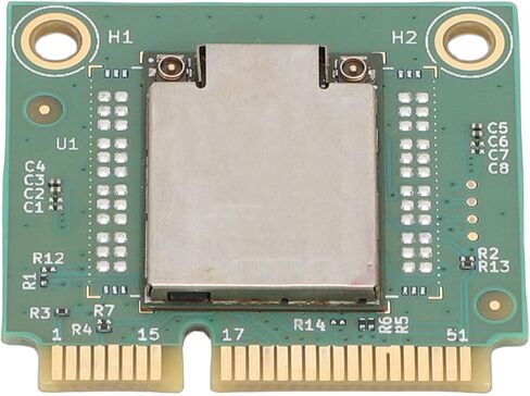 LICAEVEY Laptop Network Adapter Module, 2.4G 5G 6GHz 3 Band 5400Mbps Low Latency Mini PCI E WiFi 7 Card, Gaming Wireless Network Card for Wins 10 11 in Kuwait