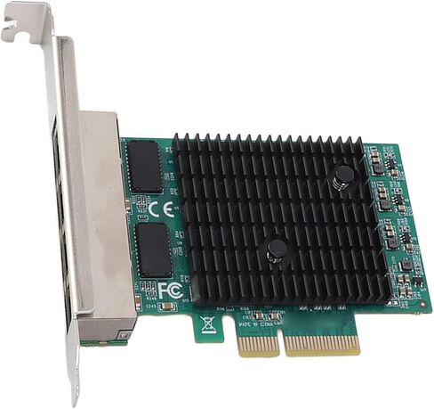 بطاقة شبكة جيجابت PCIe ذات 4 منافذ، وحدة تحكم LAN RTL8125B، محول إيثرنت 2.5 جيجا بايت مع منافذ RJ45 2500 1000 100 ميجا بت في الثانية، لخادم محطة عمل الكمبيوتر المكتبي in Kuwait
