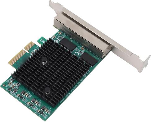 بطاقة شبكة جيجابت PCIe ذات 4 منافذ، وحدة تحكم LAN RTL8125B، محول إيثرنت 2.5 جيجا بايت مع منافذ RJ45 2500 1000 100 ميجا بت في الثانية، لخادم محطة عمل الكمبيوتر المكتبي in Kuwait