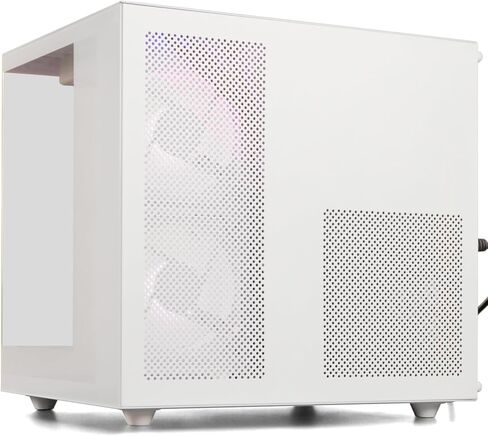 Prebuilt Gaming PC Desktop Ryzen 7 8700F, GeForce RTX 4060, 32G DDR5 RAM, 1TB NVME 3.0 SSD, WiFi 6, Tower Computer for AAA Gaming, Streaming & Creative Work (White) in Kuwait