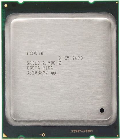 E5-2690 E5 2690 E52690 Delapan c 2.9G C2 LGA2011 وحدة المعالجة المركزية معالج سطح المكتب Cocok X79 Papan Utama in Kuwait