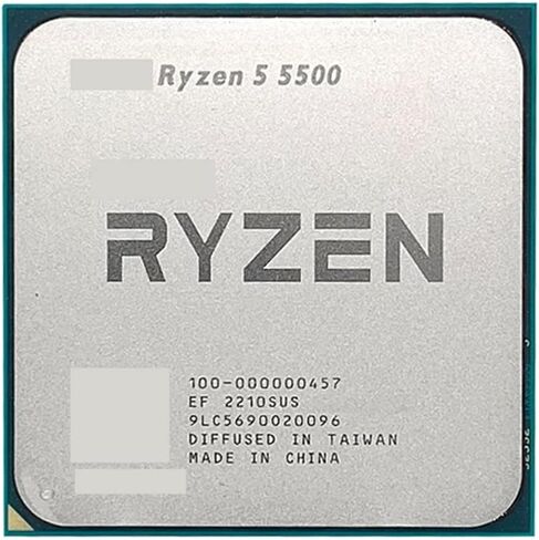 R 5 5500 R5 3.6GHz Prosesor CPU Enam Inti Dua Belas Benang 7NM 65W L3 = 16M 100-000000457 Soket AM4 Tanpa Kipas in Kuwait