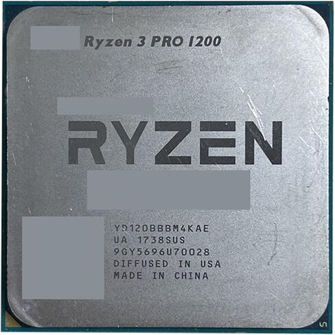 معالج R 3 Pro 1200 R3 .4 جيجا هرتز رباعي النواة رباعي الخيوط وحدة المعالجة المركزية YD120BBBM4KAE Soket AM4 Tanpa Kipas in Kuwait
