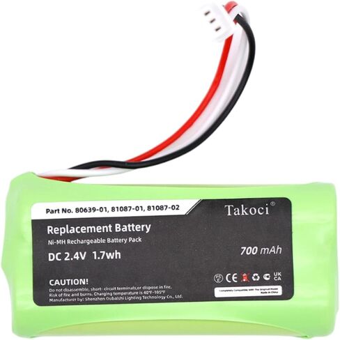 Replacement Battery Compatible with Plantronics CT14,fits Part No 80639-01, 81087-01, 81087-02, 2.4V 700mAh in Kuwait