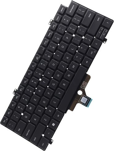 Deal4GO 79-Keys لوحة المفاتيح الخلفية MV4X8 CW3R5 بديل لـ Dell Latitude 5420 5430 5440 5450 7420 7430 7520 7530 5421 5431 in Kuwait