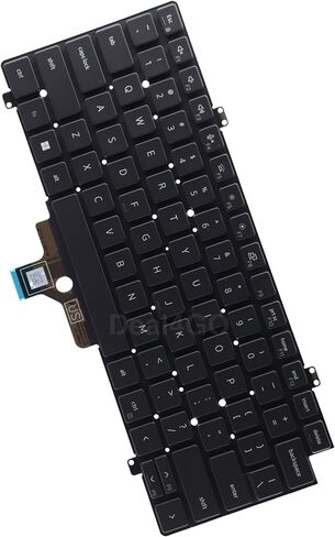 Deal4GO 79-Keys لوحة المفاتيح الخلفية MV4X8 CW3R5 بديل لـ Dell Latitude 5420 5430 5440 5450 7420 7430 7520 7530 5421 5431 in Kuwait