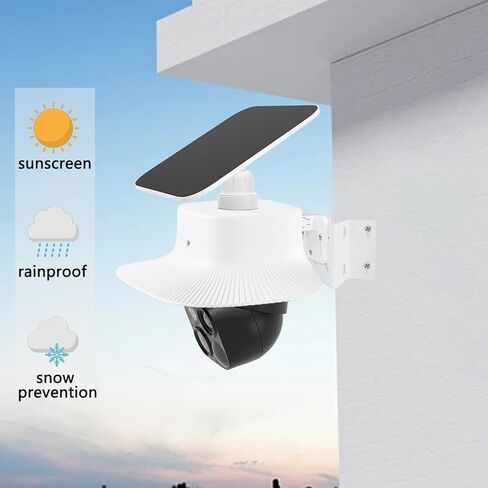 حامل زاوية وغطاء مطر متوافق مع Eufy Security Solocam S340، دعامة حائط بزاوية واسعة 270 درجة، غطاء مطر مقاوم للطقس ومضاد للوهج، ملحقات كاميرا أمان خارجية in Kuwait