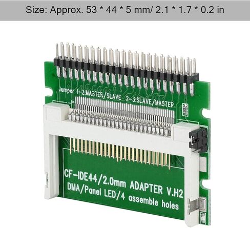 محول 44-Pin CF إلى IDE، محول القرص الصلب 2.5 بوصة لأجهزة الكمبيوتر الصناعية، مادة PCB، 53x44x5 مم in Kuwait