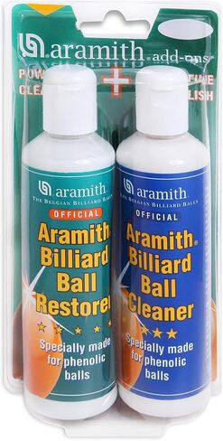 Aramith Bundle of 2 Items Billiard Ball Cleaner & Aramith Microfibre Cloth in Saudi Arabia