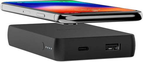 Mophie Charge Stream powerstation Wireless - Made for Qi Enabled Smartphones and Tablets (10,000mAh) - Black in Kuwait