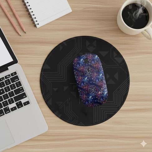 نمط سديم البروج السماوية الكوكبية، ماوس USB لاسلكي ضوئي، فأرة كمبيوتر محمول نحيفة ومريحة للأطفال in Kuwait