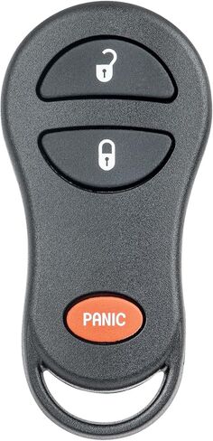 استبدال Vurkcy Key Fob لـ 1999-2002 دودج رام 1500 2500 3500/99 00 داكوتا دورانجو/ 99-04 جراند شيروكي/ 99-01 شيروكي جهاز التحكم عن بعد للدخول بدون مفتاح للسيارة، GQ43VT9T، 3-Btn in Kuwait