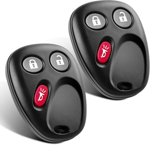 fit for 2003-2007 Chevy Avalanche Equinox Silverado SSR Suburban Tahoe/GMC Sierra/Yukon|Keyless Entry Car Key Vehicles That Use 3 Button FCCID: LHJ011(Pack of 2) in Kuwait