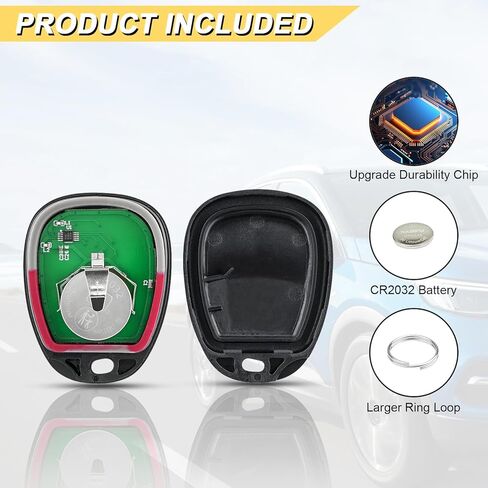 استبدال Vurkcy Key Fob لـ 1999-2001 Chevy Silverado Suburban Tahoe S10/ GMC Sierra Sonoma Yukon جهاز تحكم عن بعد للدخول بدون مفتاح للسيارة، KOBUT1BT 15732803، 3-Btn in Kuwait
