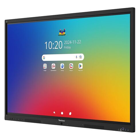 شاشة العرض التفاعلية ViewSonic IFP5541 مقاس 55 بوصة 4K UHD Android EDLA، لمسة 64 نقطة، 100 وات USB-C، مجموعة ميكروفون مدمجة، مكبر صوت 55 وات in Kuwait