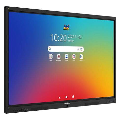 شاشة العرض التفاعلية ViewSonic IFP5541 مقاس 55 بوصة 4K UHD Android EDLA، لمسة 64 نقطة، 100 وات USB-C، مجموعة ميكروفون مدمجة، مكبر صوت 55 وات in Kuwait