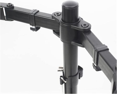 Screen Stand, Desktop Stand Full Motion 360 Degree Dual Monitor Holder 10"-27" LCD Led Monitor Mount Arm Loading 9.9Kgs Each Head in Kuwait