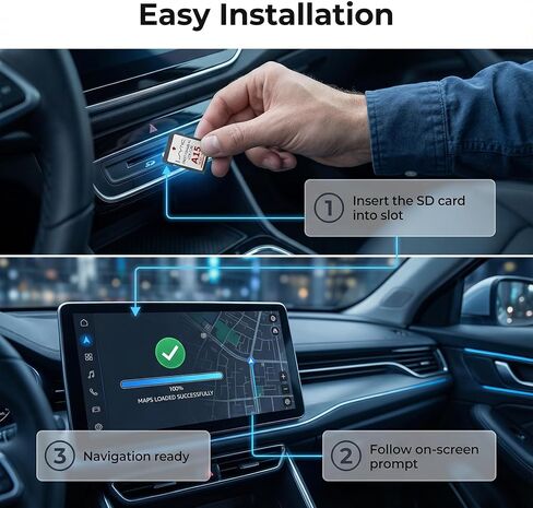 Ford/Lincoln 2025 أحدث إصدار A15 بطاقة SD للملاحة للمزامنة في الولايات المتحدة الأمريكية/كندا، محدثة A15 GM5T-19H449-AJ in Kuwait
