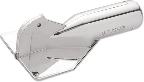 غواص LUHR-Jensen Jet Diver، طُعم صيد سمك السلمون والرأس الفولاذي، 7.62 سم، فضي in Kuwait
