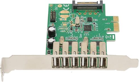 بطاقة توسيع Semme PCIE إلى USB مع 6 منافذ USB 2.0 ومحور داخلي 15PIN لترقية سطح المكتب المتوافق مع الأنظمة in Kuwait