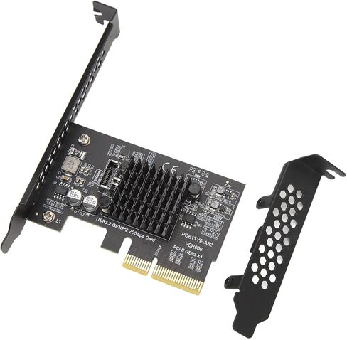 Zerodis ASMedia ASM3242 PCIe to USB 3.2 Gen 2 Card Computer Accessories Parts High Speed Type C Expansion for 10 11 and OS X Laptops ASMedia ASM3242 PCIe to USB 3. Gen Card in Kuwait