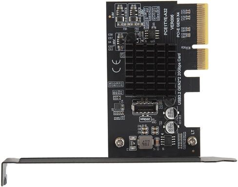 Zerodis ASMedia ASM3242 PCIe to USB 3.2 Gen 2 Card Computer Accessories Parts High Speed Type C Expansion for 10 11 and OS X Laptops ASMedia ASM3242 PCIe to USB 3. Gen Card in Kuwait