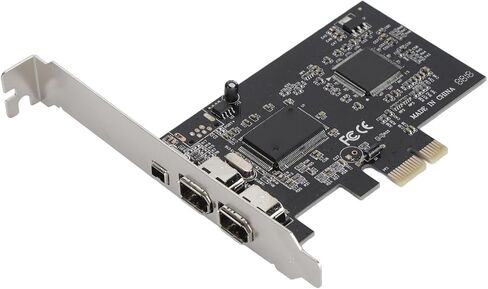 بطاقة Semme PCIE إلى 3 منافذ 1394A Firewire Riser مع محول توسيع 800 ميجابت في الثانية بتصميم شريحة مزدوجة لتوصيل الأجهزة متعدد الاستخدامات in Kuwait