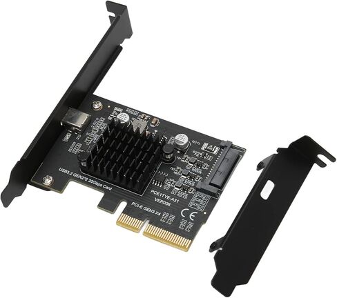 محول توصيل وتشغيل بطاقة توسيع USB 3.2 Gen 2x2 PCIe x4 فائق السرعة 20 جيجابت في الثانية لنقل البيانات بسرعة عالية، متوافق مع 10/11 in Kuwait