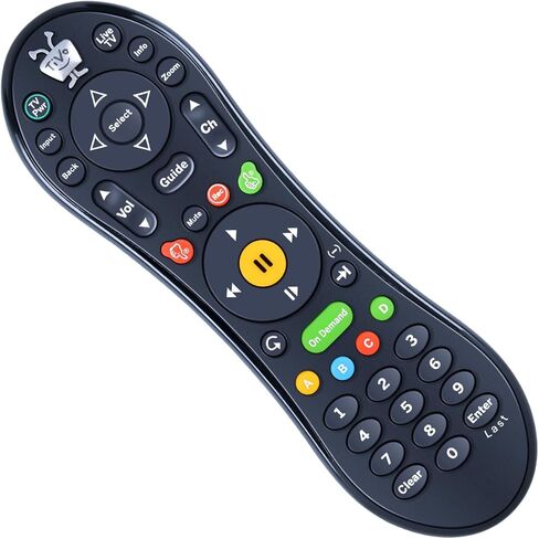 Replacement Remote Control fit for TiVo MEDIACOM Roamio SMLD-00266-000, URC-7020BC0-0626-R, RC30 1-1, C174901 (Black) in Kuwait