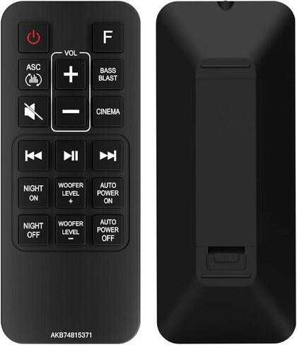 Replacement LG Soundbar Remote Control for LG Wireless Sound Bar Speaker System SK3D SK4D SJ3 SJ4 SL3D SPH4B-W SPJ4B-W in Kuwait