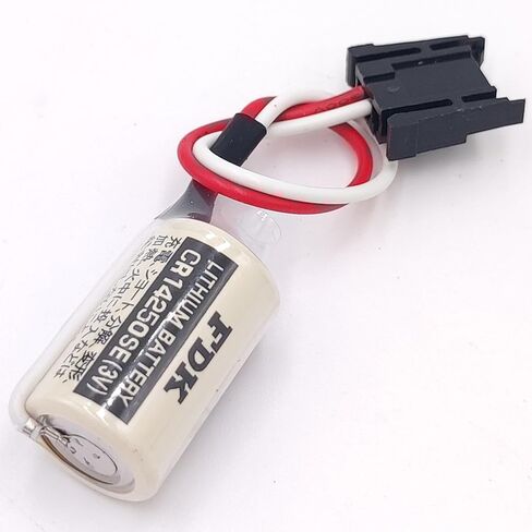 (20Pcs) CR14250SE 1/2AA 3V 1000mAh PLC Battery for FDK 1747-BA Backup Power Supply with Black Plug in Kuwait