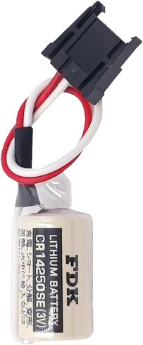 (20Pcs) CR14250SE 1/2AA 3V 1000mAh PLC Battery for FDK 1747-BA Backup Power Supply with Black Plug in Kuwait