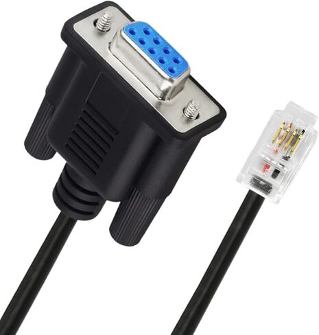 كابل وحدة تحكم بمنفذ RJ9 4P4C بطول 180 سم إلى DB9Pin RS232 لأجهزة الشبكات والمزيد من أسلاك الشبكات in Kuwait