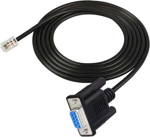 كابل وحدة تحكم بمنفذ RJ9 4P4C بطول 180 سم إلى DB9Pin RS232 لأجهزة الشبكات والمزيد من أسلاك الشبكات in Kuwait